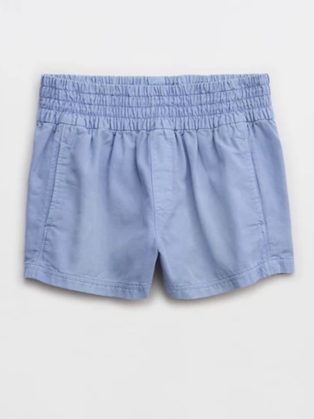 Aerie Babewatch High Waisted Pull On Shorts Blue L